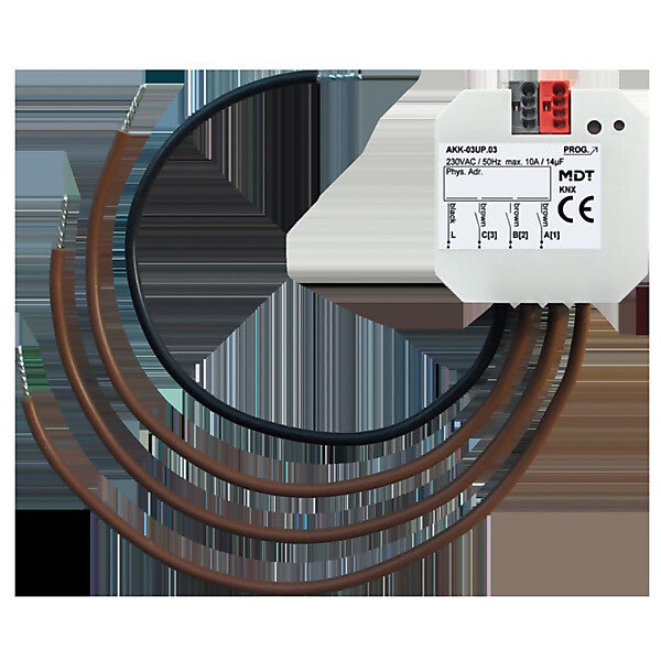 MDT technologies Schaltaktor 3-fach UP 10A, 230VAC, Kompakt AKK-03UP.03